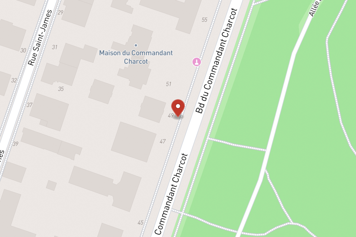 Plan de situation — 49 Boulevard du Commandant Charcot