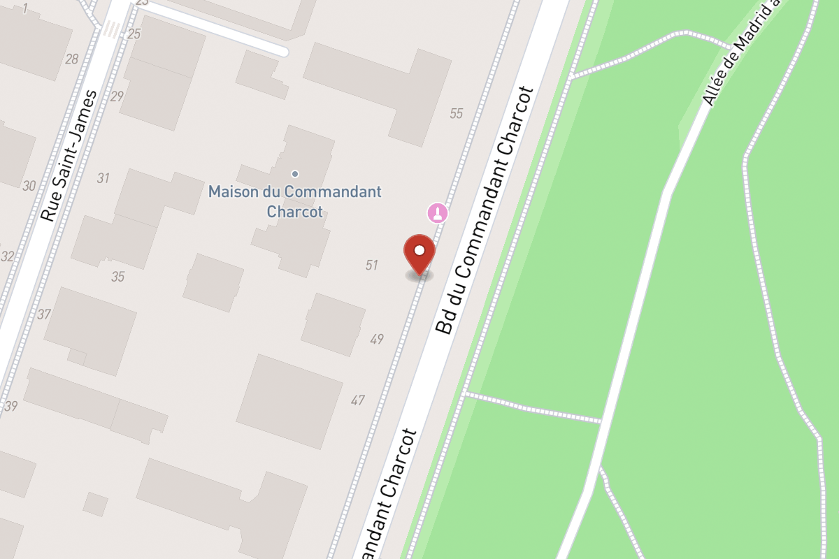 Plan de situation — 51 Boulevard du Commandant Charcot