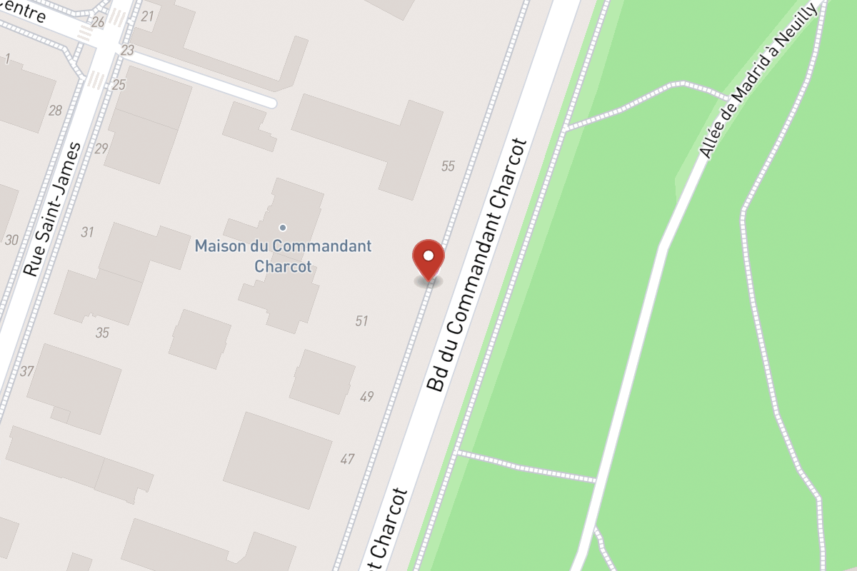 Plan de situation — 53 Boulevard du Commandant Charcot