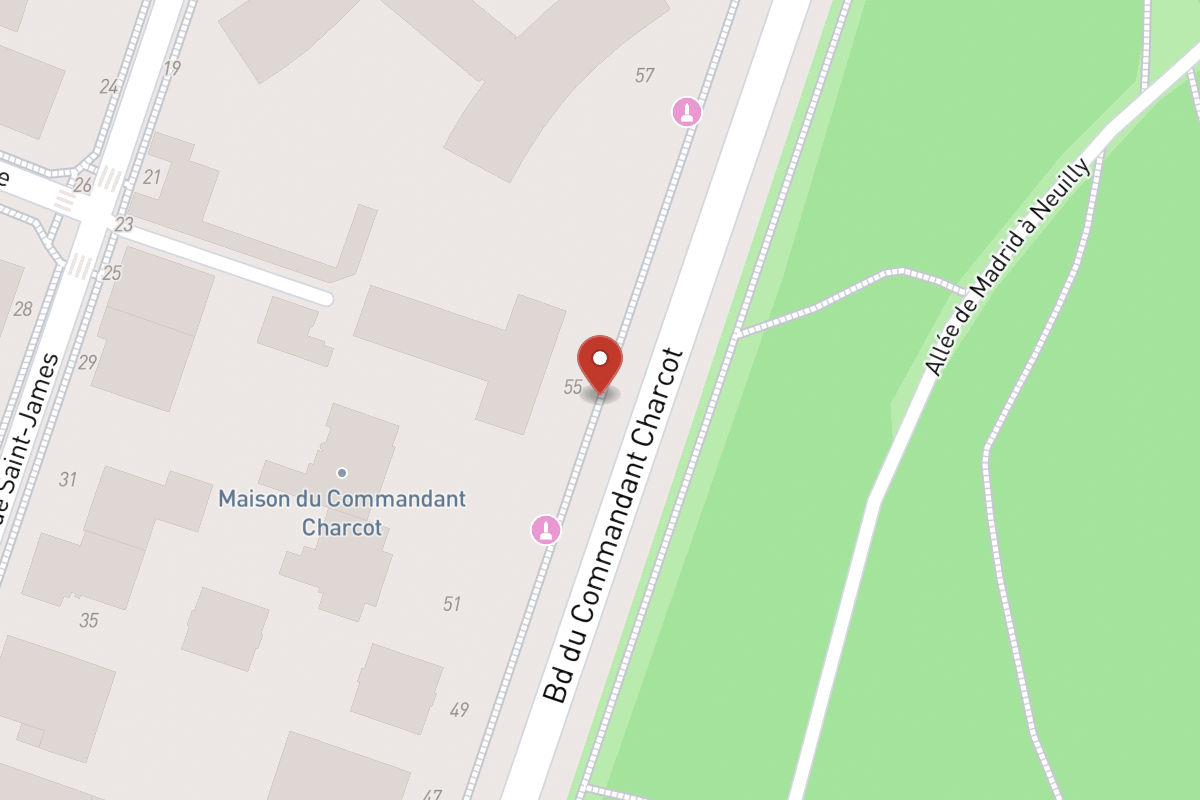 Plan de situation — 55 Boulevard du Commandant Charcot