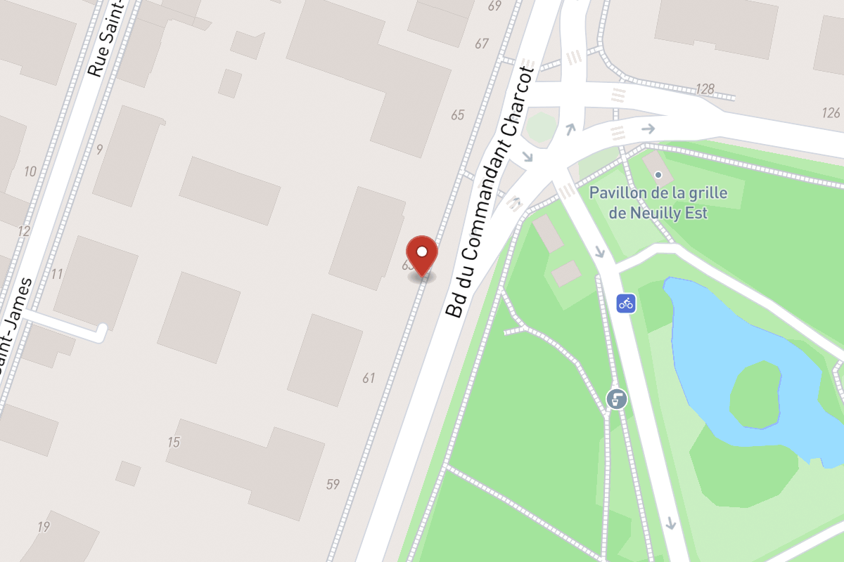 Plan de situation — 63 Boulevard du Commandant Charcot