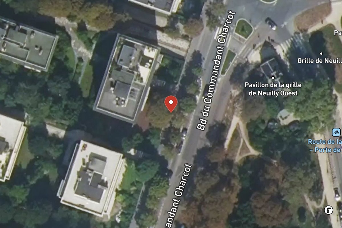 Vue satellite — 63 Boulevard du Commandant Charcot