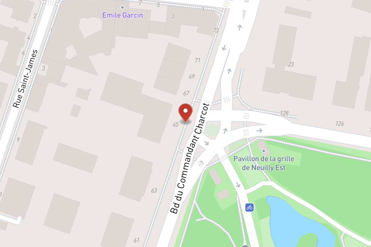 Plan de situation — 65 Boulevard du Commandant Charcot