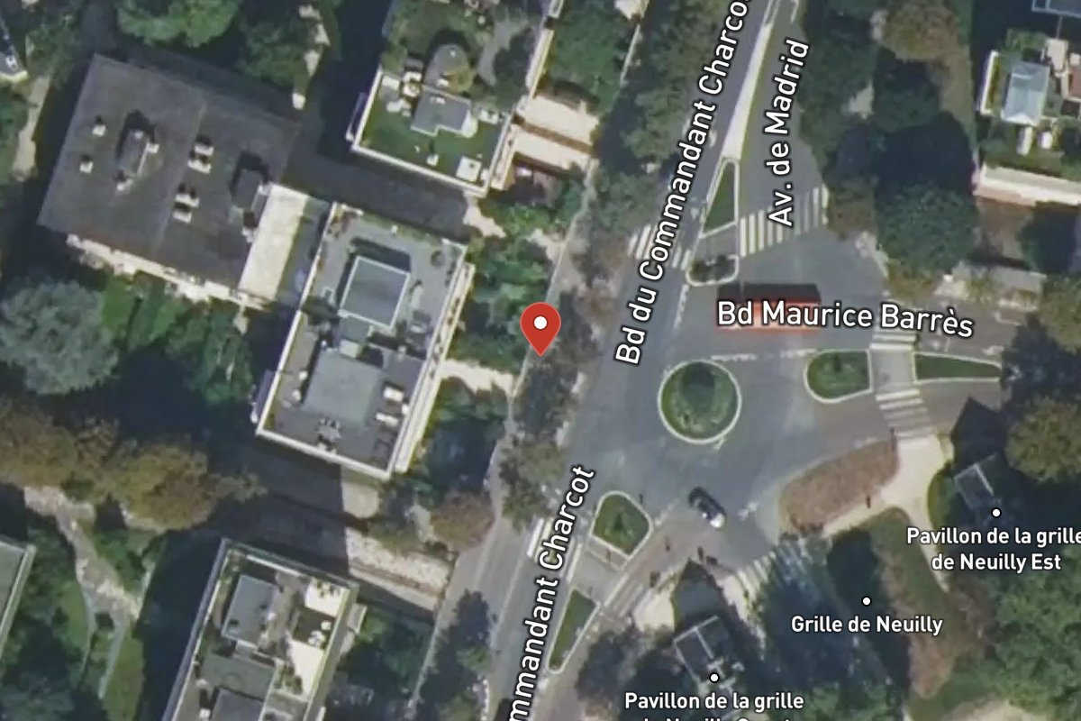 Vue satellite — 65 Boulevard du Commandant Charcot