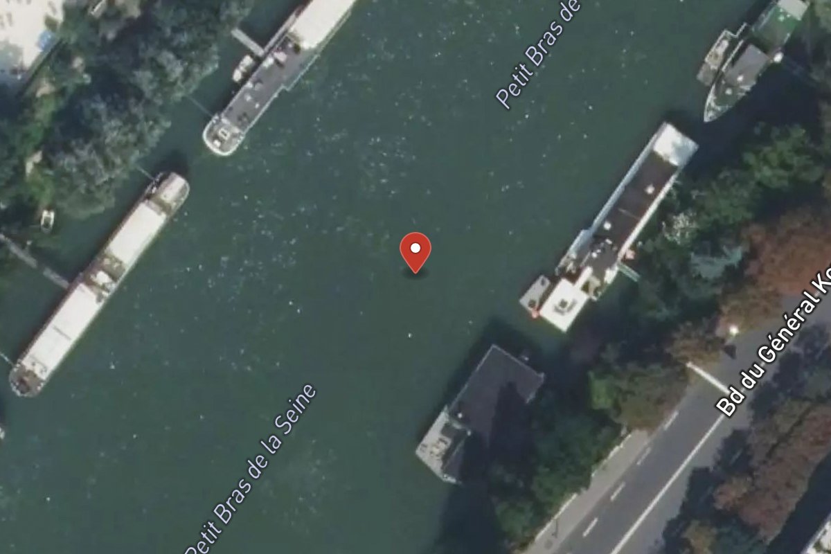 Vue satellite — 104 Boulevard du Général Koenig
