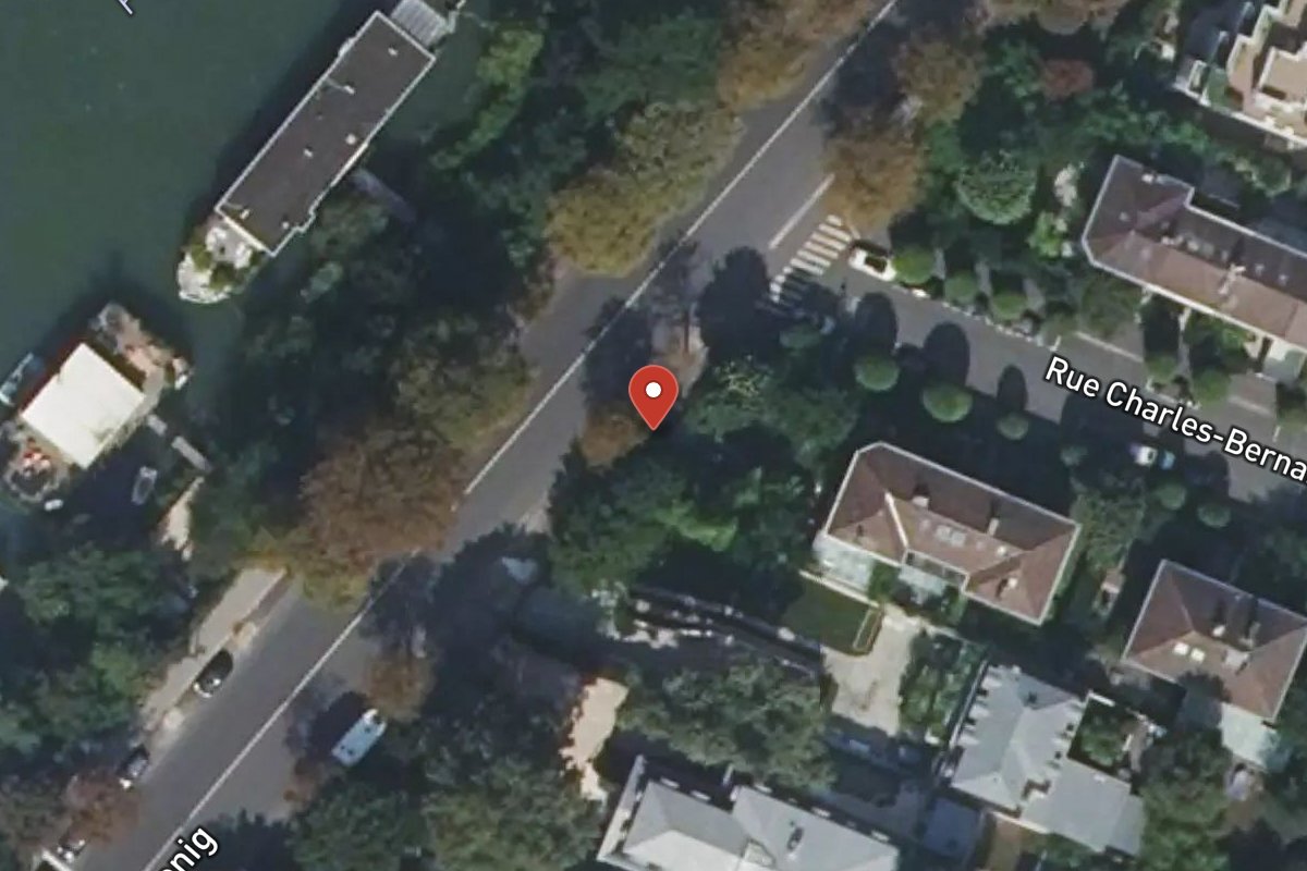 Vue satellite — 107 Boulevard du Général Koenig
