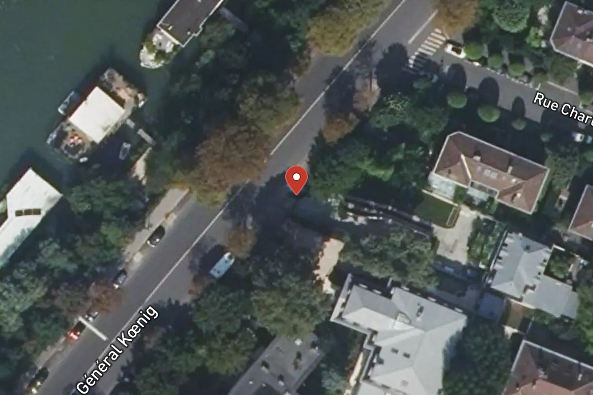 Vue satellite — 109 Boulevard du Général Koenig
