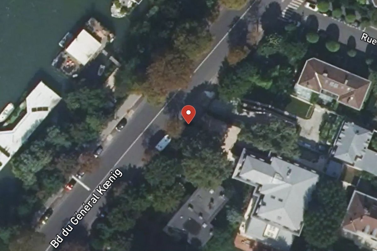 Vue satellite — 111 Boulevard du Général Koenig