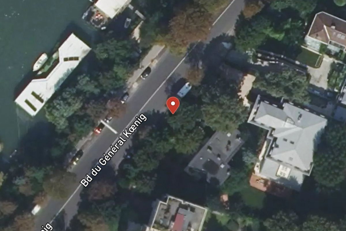 Vue satellite — 113 Boulevard du Général Koenig