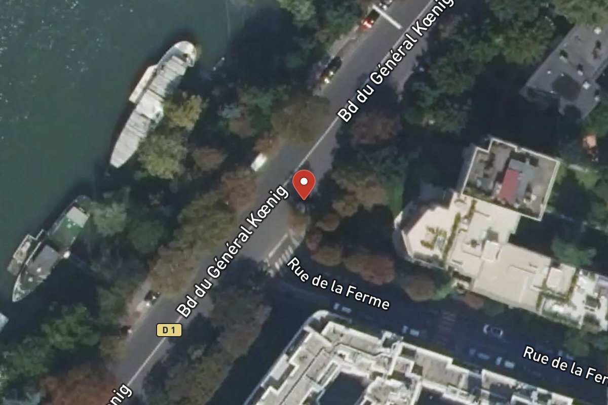 Vue satellite — 119 Boulevard du Général Koenig