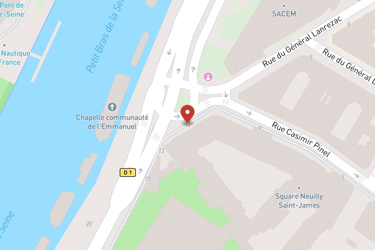 Plan de situation — 11 Boulevard du Général Koenig