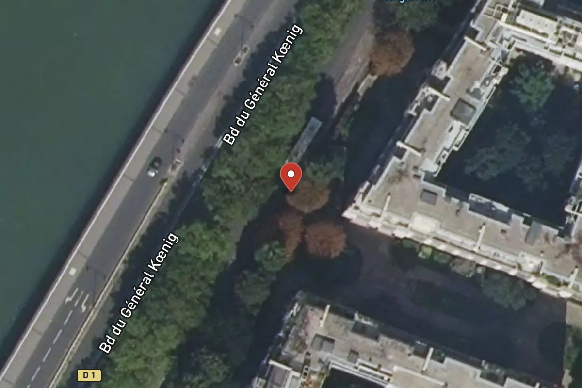 Vue satellite — 137 Boulevard du Général Koenig