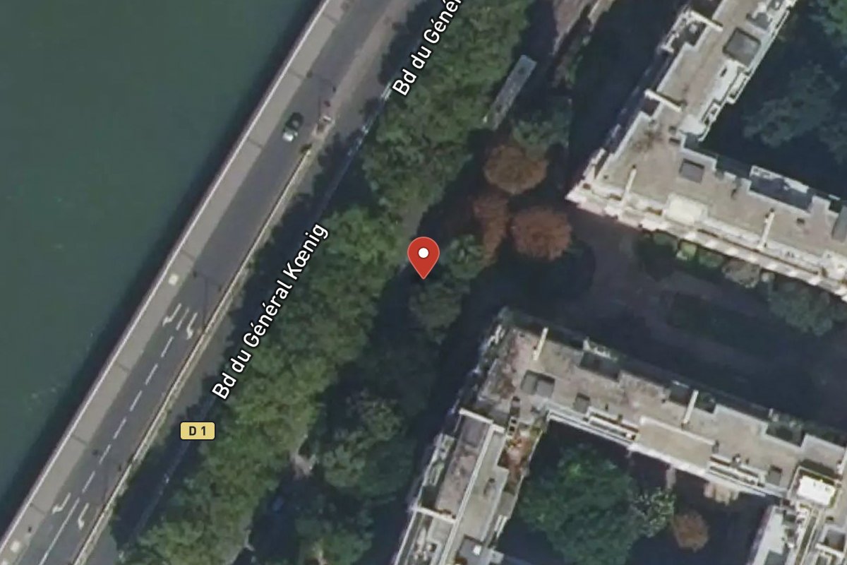Vue satellite — 139 Boulevard du Général Koenig