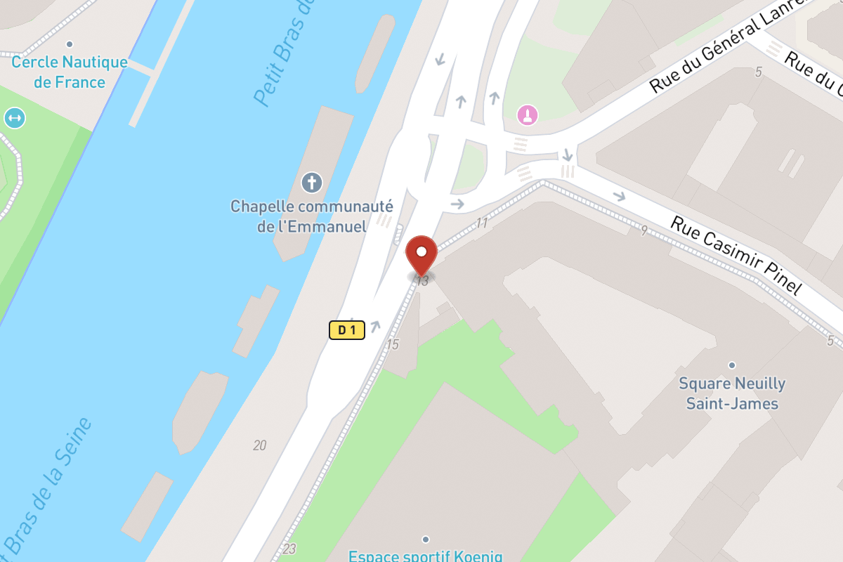Plan de situation — 13 Boulevard du Général Koenig