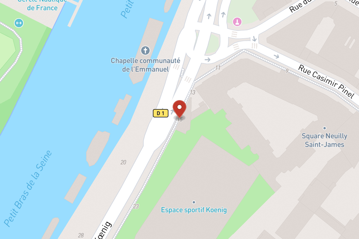 Plan de situation — 15 Boulevard du Général Koenig