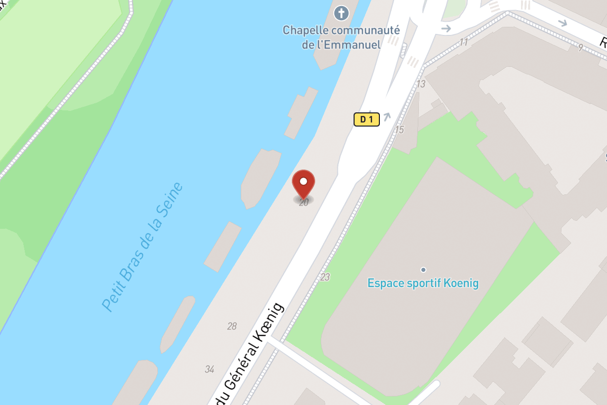 Plan de situation — 16 Boulevard du Général Koenig