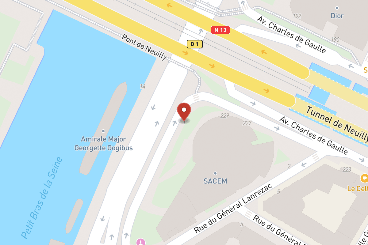 Plan de situation — 1 Boulevard du Général Koenig