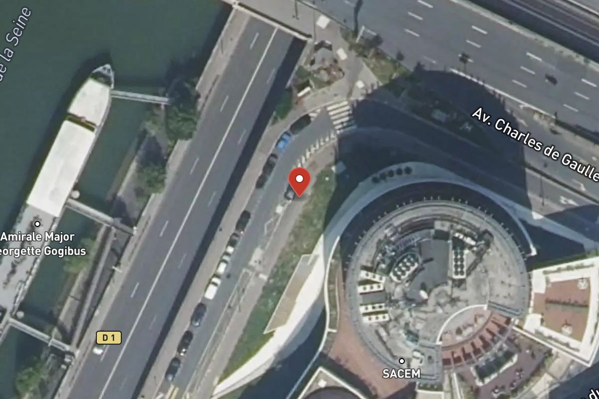 Vue satellite — 1 Boulevard du Général Koenig