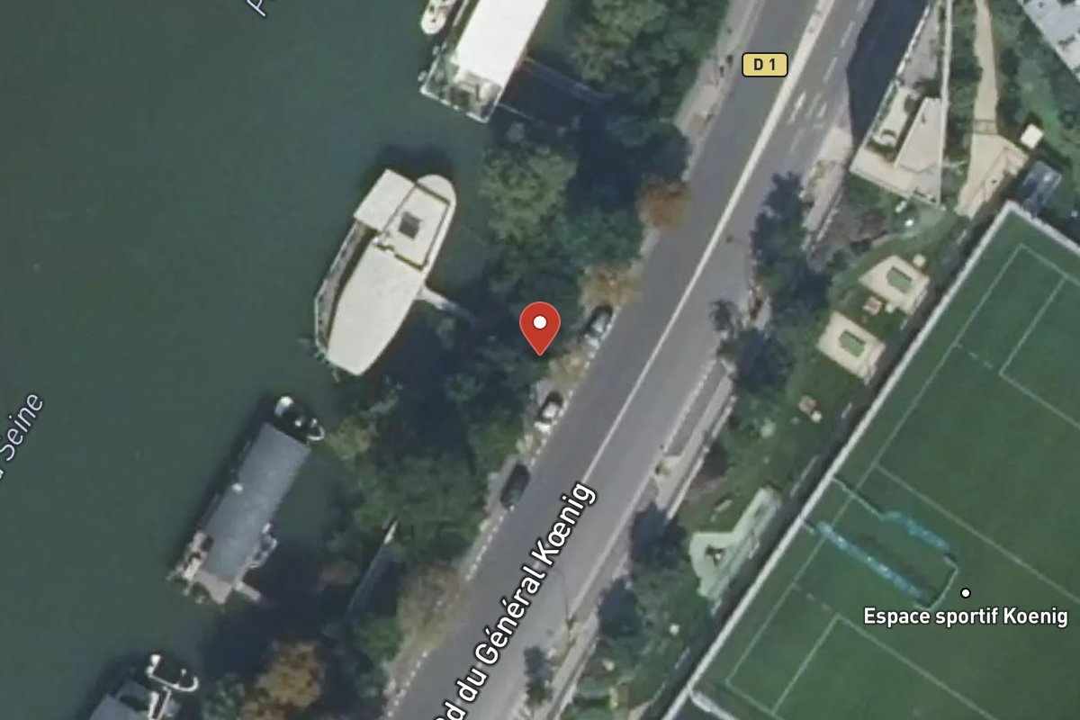 Vue satellite — 24 Boulevard du Général Koenig