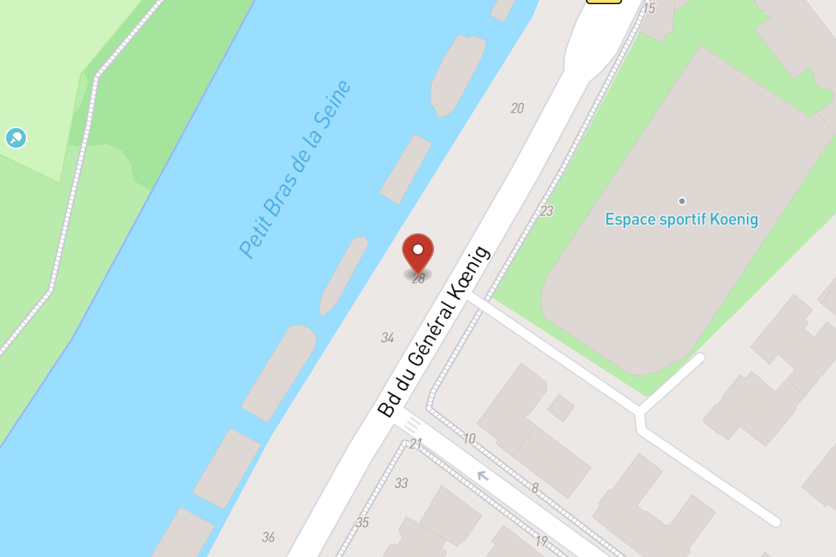 Plan de situation — 28 Boulevard du Général Koenig