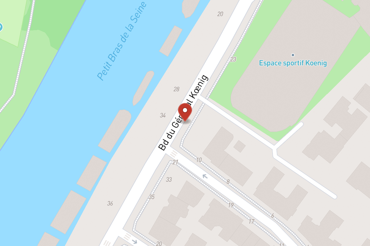 Plan de situation — 31 Boulevard du Général Koenig