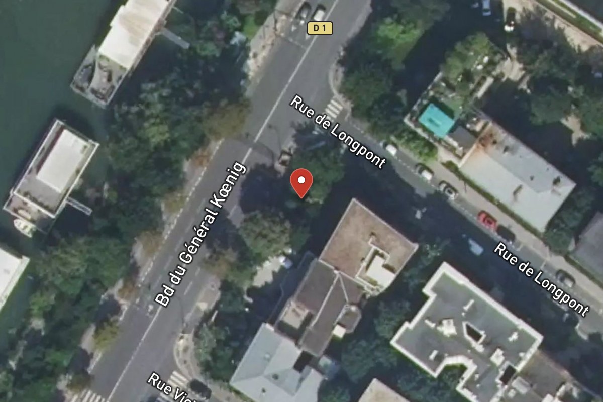 Vue satellite — 33 Boulevard du Général Koenig