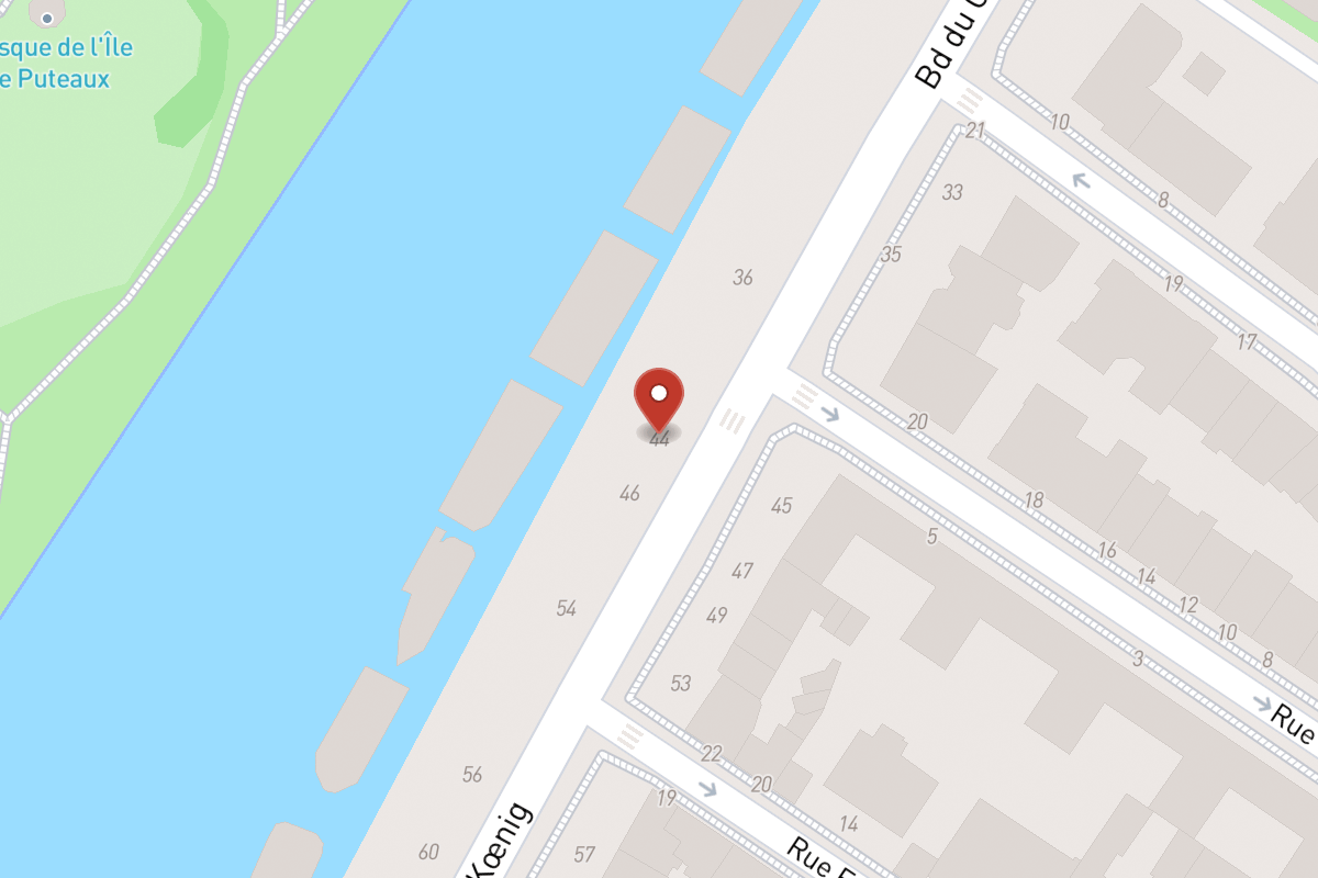 Plan de situation — 44 Boulevard du Général Koenig