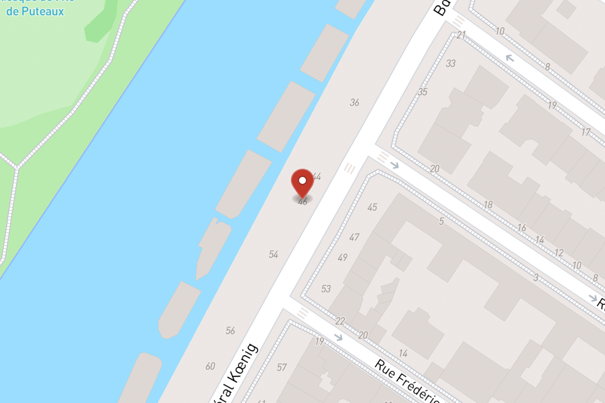 Plan de situation — 46 Boulevard du Général Koenig