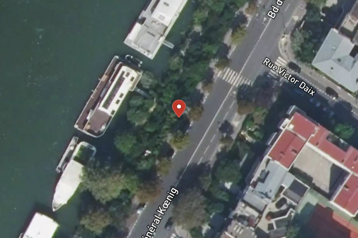Vue satellite — 46 Boulevard du Général Koenig