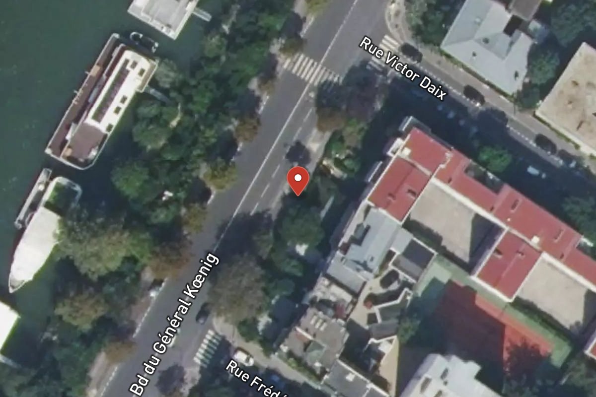 Vue satellite — 47 Boulevard du Général Koenig