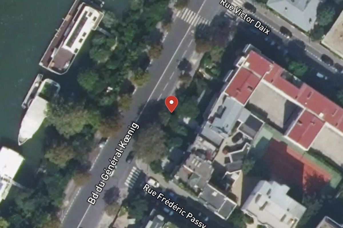 Vue satellite — 49 Boulevard du Général Koenig