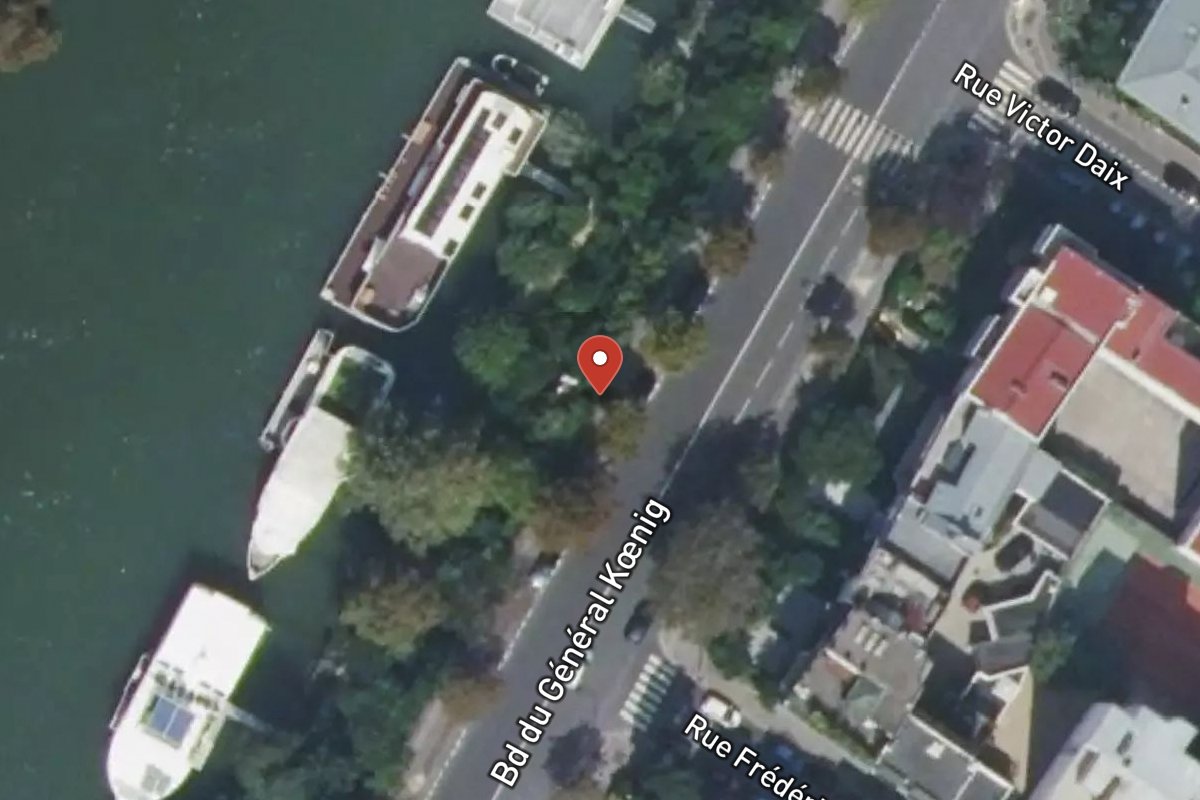 Vue satellite — 50 Boulevard du Général Koenig