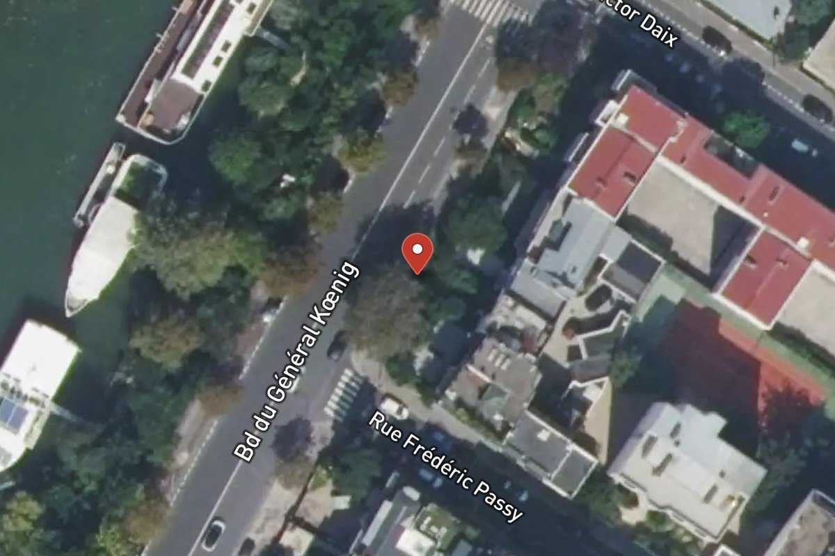 Vue satellite — 51 Boulevard du Général Koenig