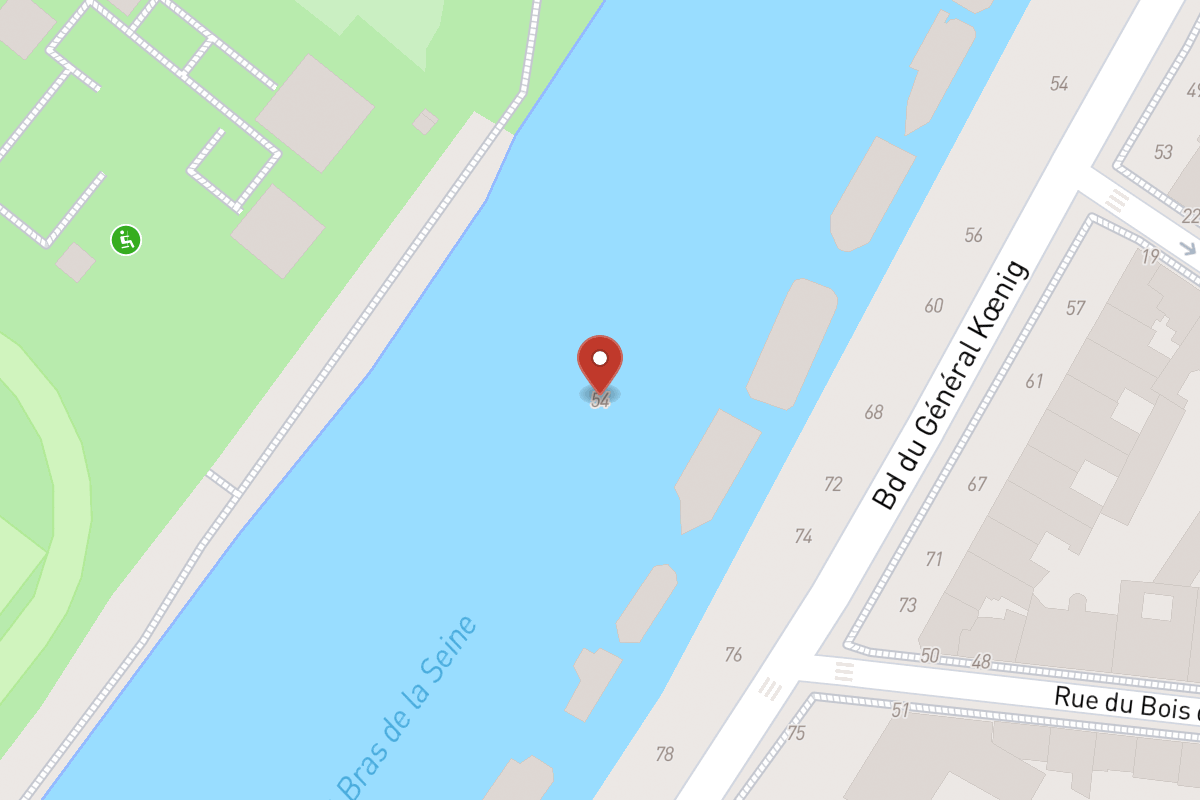 Plan de situation — 54BIS Boulevard du Général Koenig