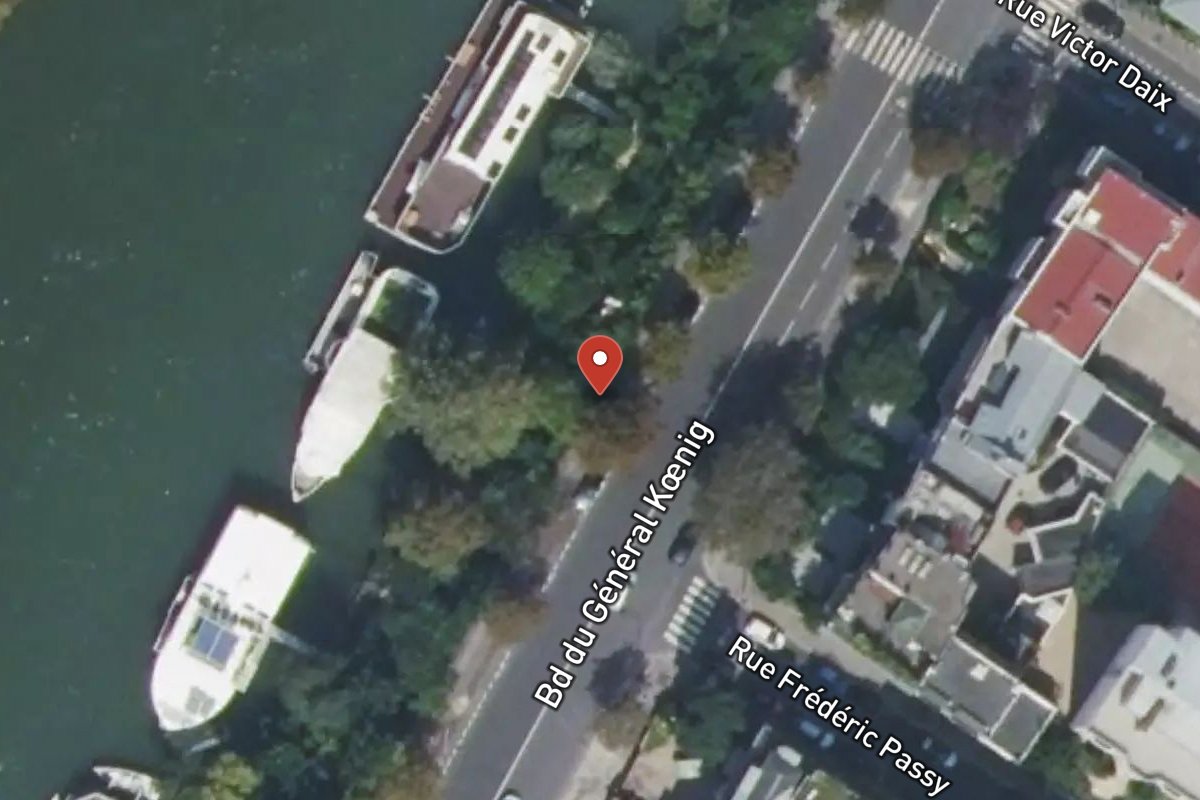 Vue satellite — 54 Boulevard du Général Koenig