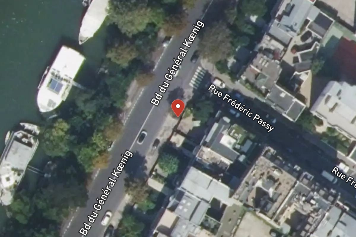 Vue satellite — 55 Boulevard du Général Koenig