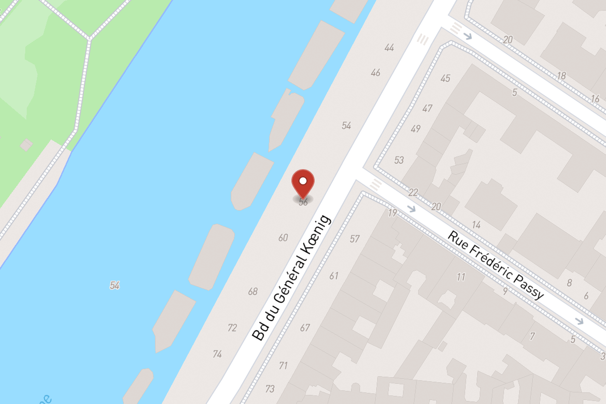 Plan de situation — 56 Boulevard du Général Koenig