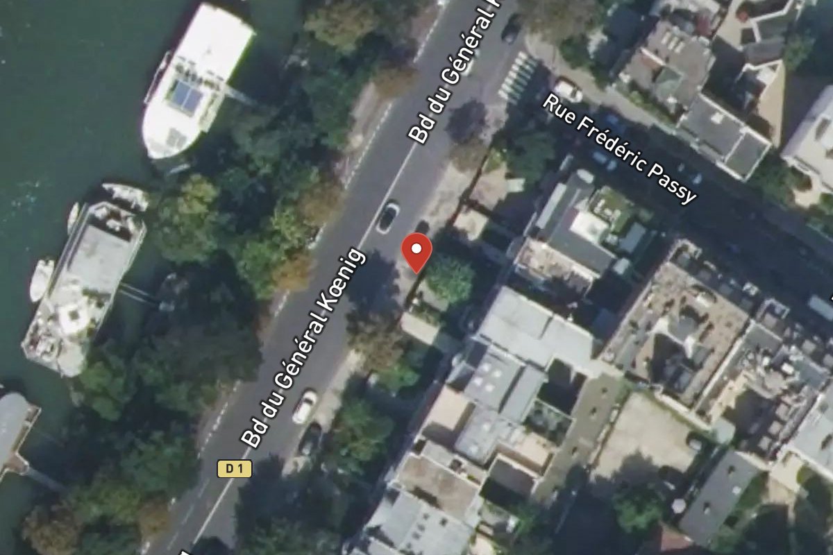 Vue satellite — 59 Boulevard du Général Koenig