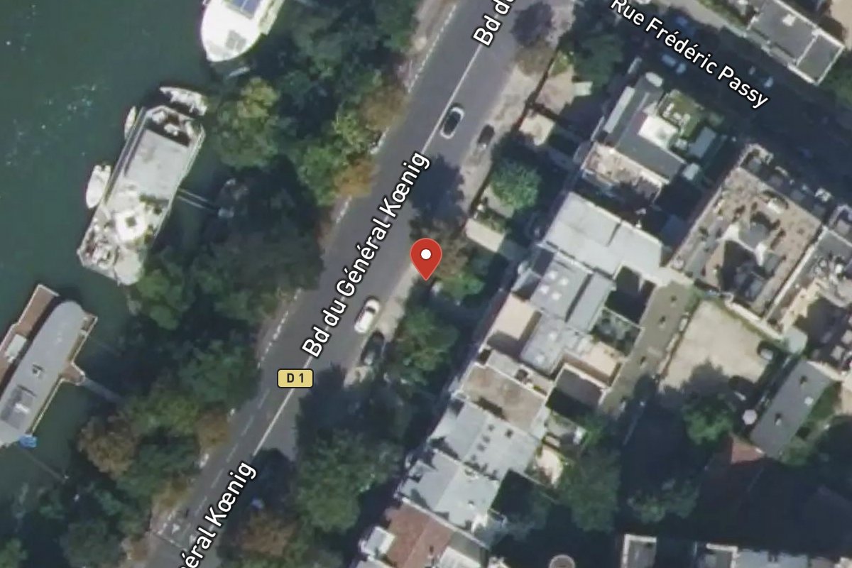 Vue satellite — 63 Boulevard du Général Koenig