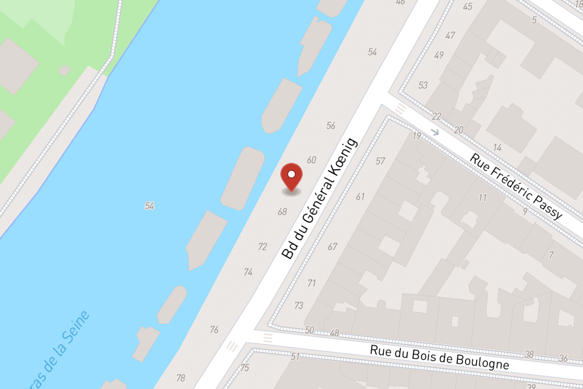 Plan de situation — 64 Boulevard du Général Koenig