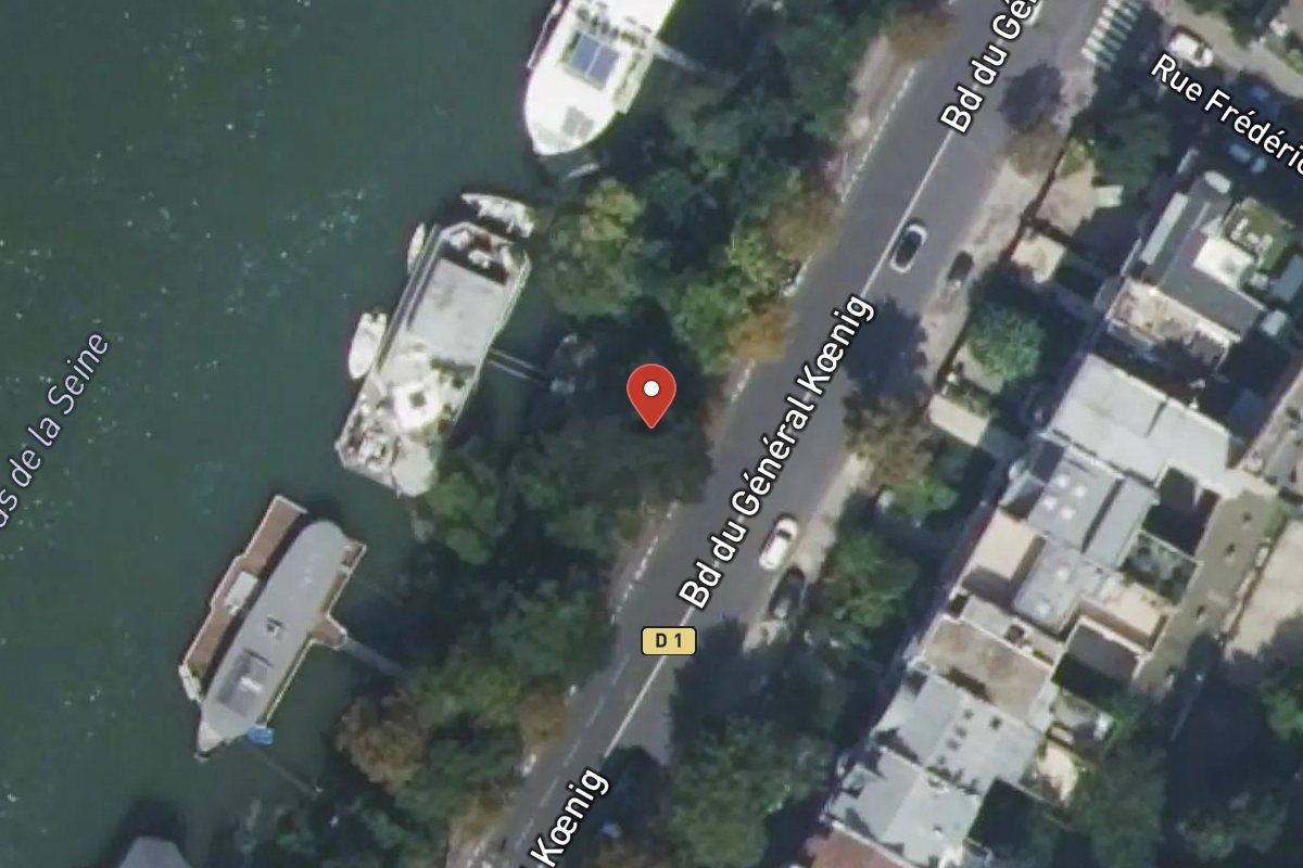Vue satellite — 64 Boulevard du Général Koenig