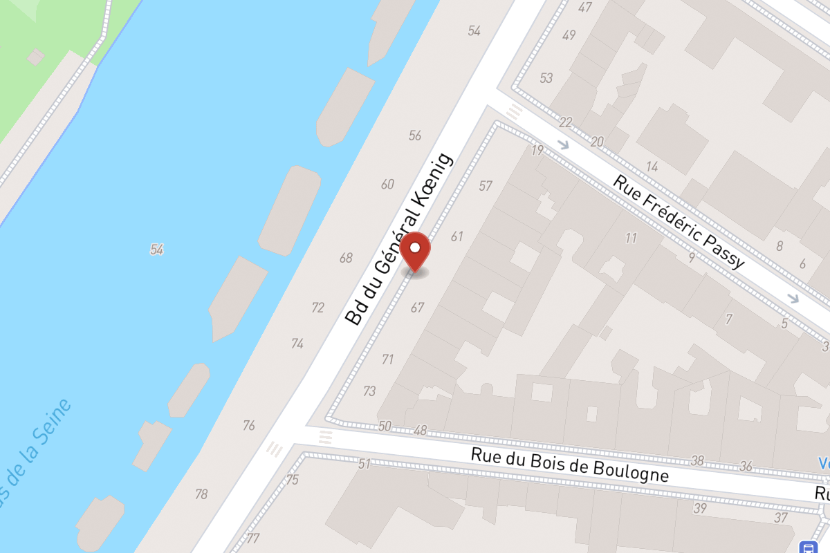 Plan de situation — 65 Boulevard du Général Koenig