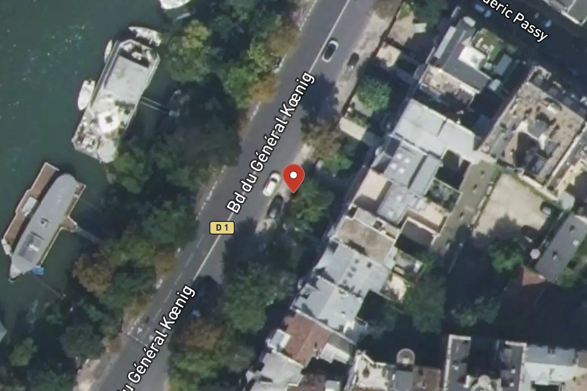 Vue satellite — 65 Boulevard du Général Koenig