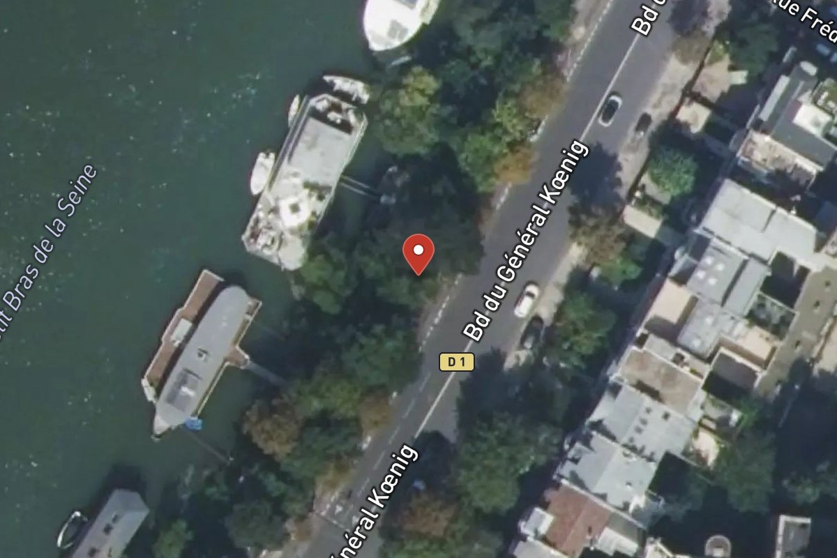 Vue satellite — 68 Boulevard du Général Koenig