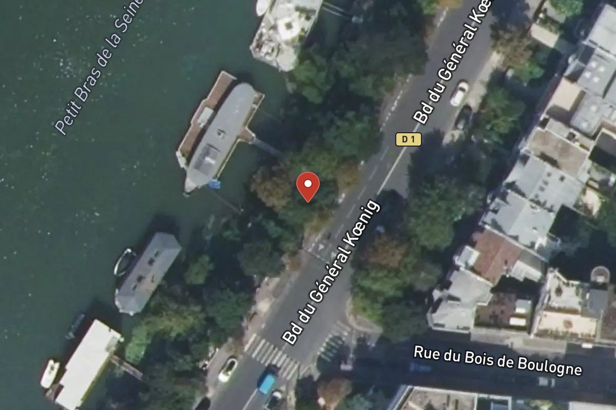 Vue satellite — 74 Boulevard du Général Koenig