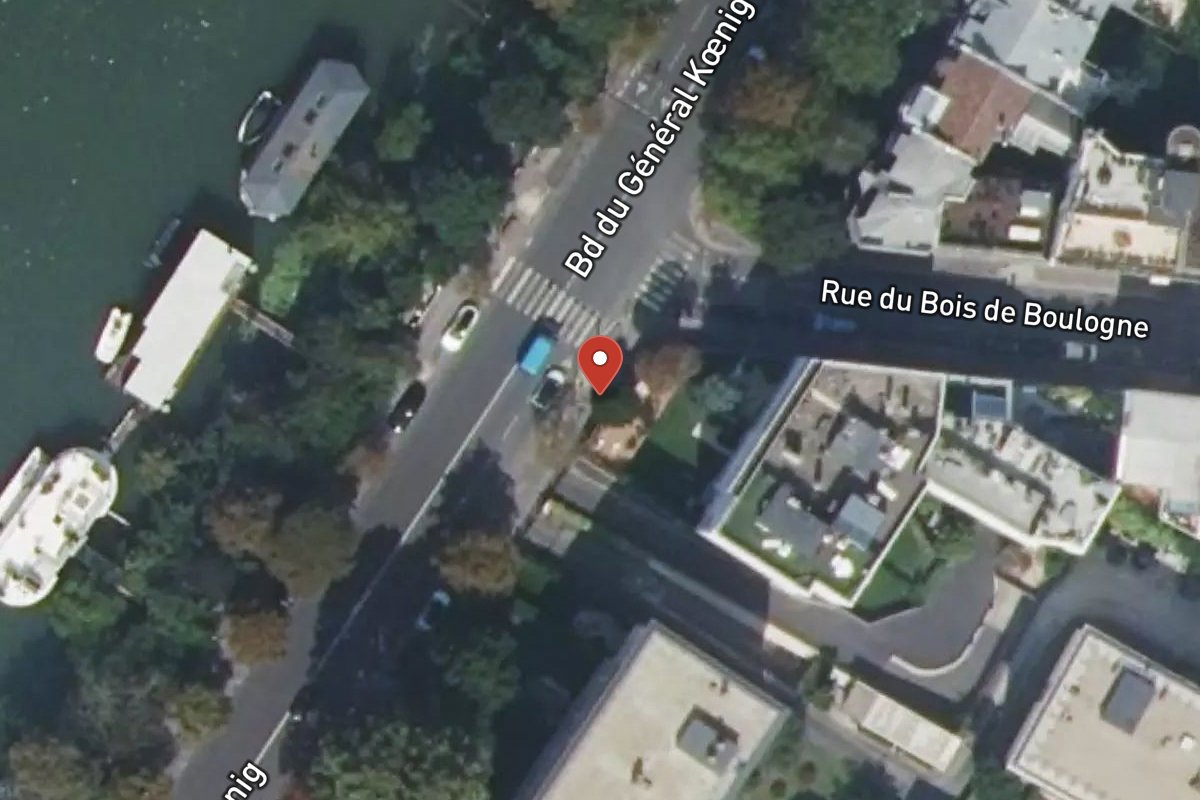 Vue satellite — 75 Boulevard du Général Koenig