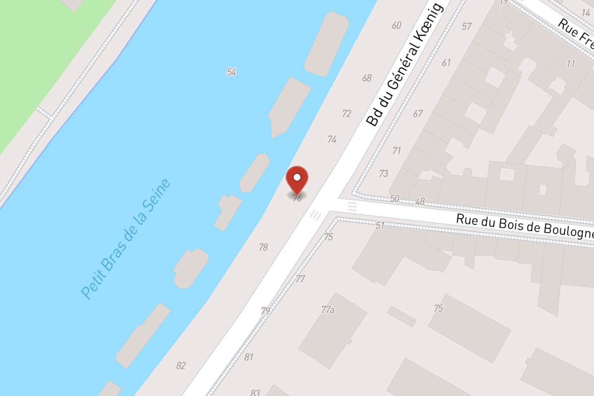 Plan de situation — 76 Boulevard du Général Koenig