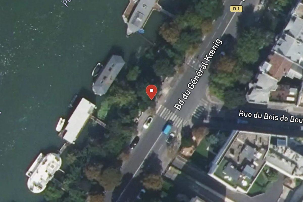 Vue satellite — 76 Boulevard du Général Koenig