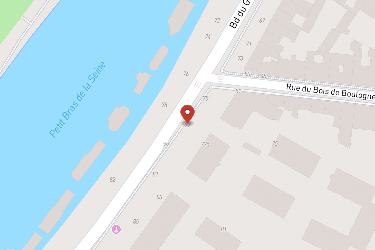 Plan de situation — 77 Boulevard du Général Koenig