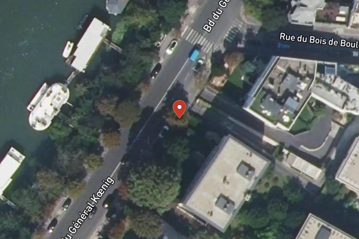 Vue satellite — 77 Boulevard du Général Koenig